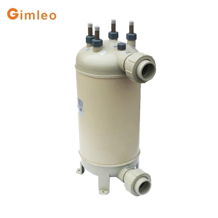 Échangeur de chaleur en titane compact de grande capacité pour pompe à chaleur dans les ateliers de réparation de machines