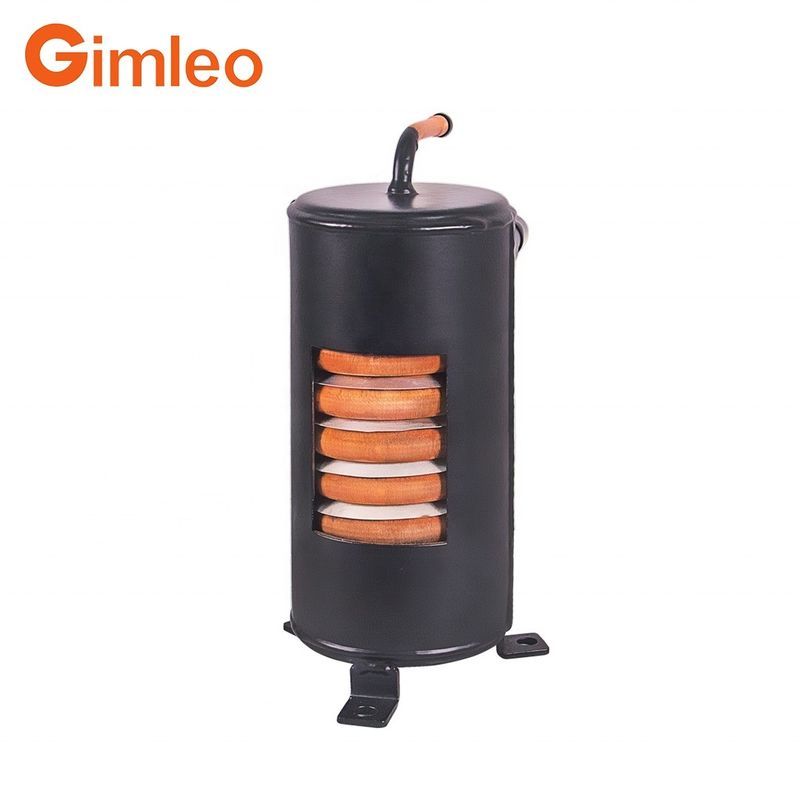 Tuyaux Gimleo dans l'échangeur de chaleur de coque R32 Condensateur HVAC RAH04-CMF 9.52mm Sortie de réfrigérant