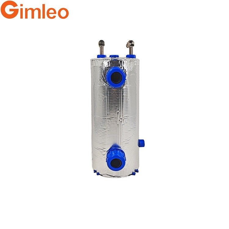 ETA-1.5 R134A Évaporateur de tubes marins pour connecteur d'entrée de réfrigérant / eau de 12,7 mm