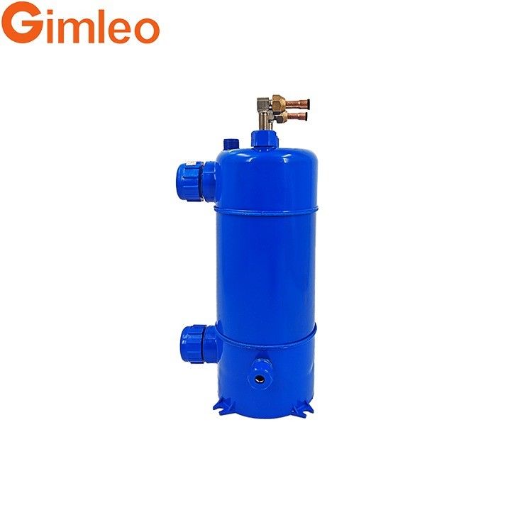 ETA-1.5 R134A Évaporateur de tubes marins pour connecteur d'entrée de réfrigérant / eau de 12,7 mm