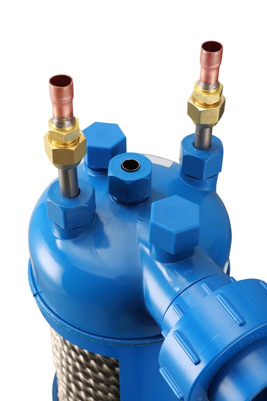 Échangeur de chaleur à condensateur de tube de titane MHTA-1 pour l'industrie alimentaire en mode chaleur / froid