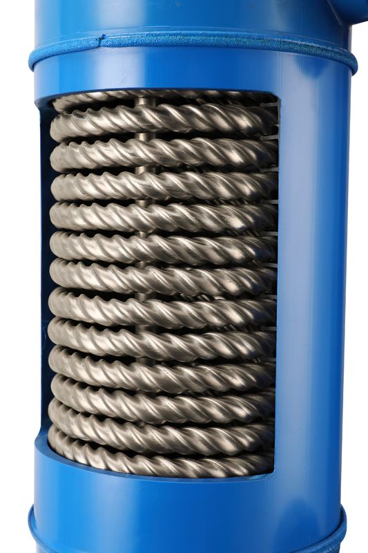 Échangeur de chaleur à condensateur de tube de titane MHTA-1 pour l'industrie alimentaire en mode chaleur / froid