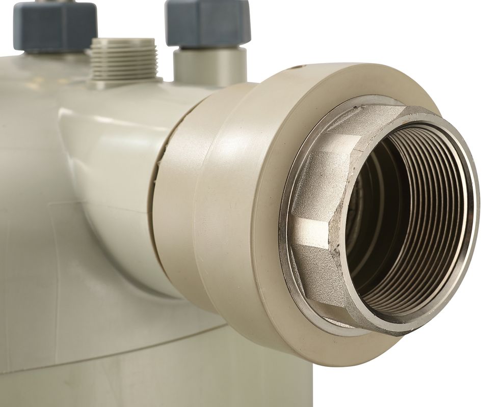 HTS-7 PPR Shell soudé échangeur de chaleur en tube de titane de 12,7 mm pour régler la température