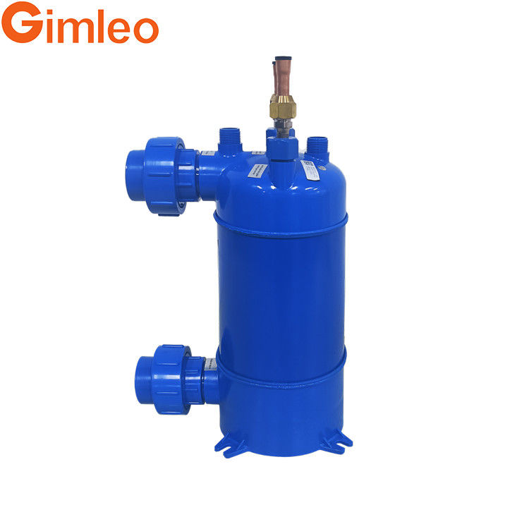 Chiller échangeur de chaleur tubes de titane vissés échangeur de chaleur en PVC coque pour l'évaporateur MHTA-3