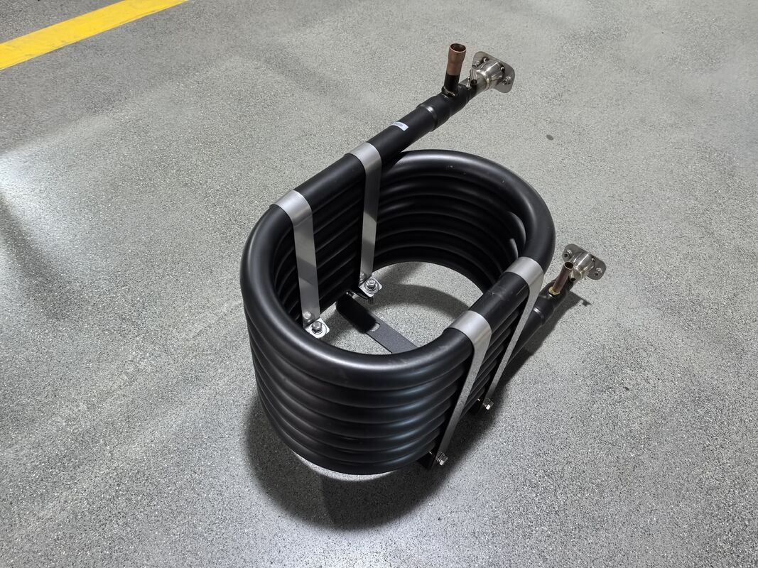 Échangeur de chaleur coaxiale personnalisable Épaisseur de plaque en acier inoxydable de 4 mm fournissant des solutions d'échange thermique durables