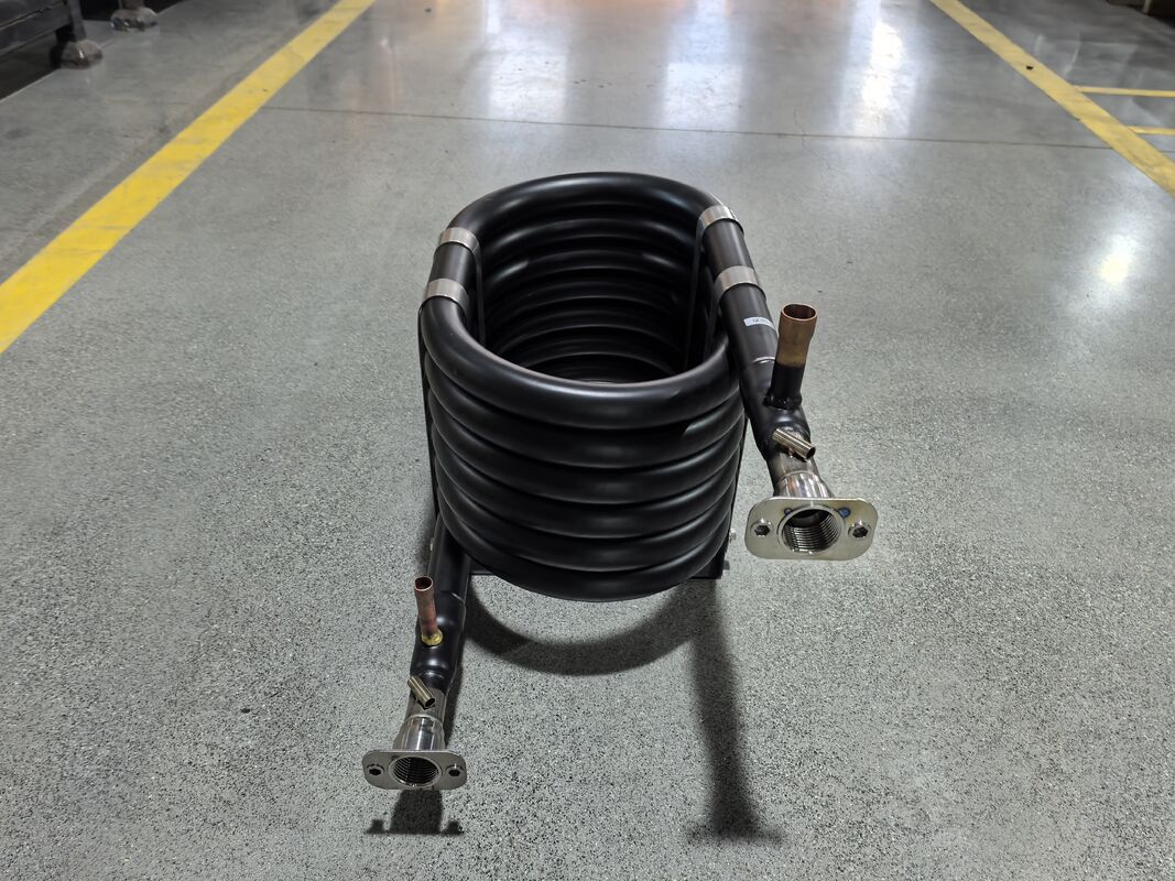 Capacité de chauffage 6 à 300 kW Échangeur de chaleur coaxial fonctionnant à une plage de température de moins 50 à 150 degrés Celsius Système de transfert de chaleur