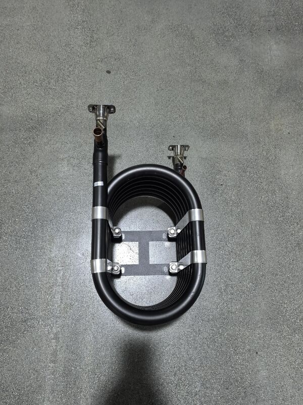 Capacité de chauffage 6 à 300 kW Échangeur de chaleur coaxial supportant une plage de température de travail de moins 50 à 150 degrés Celsius