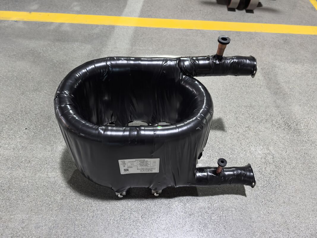 Échangeur de chaleur en tube dans tube échangeur de chaleur coaxial optimisé pour une installation compacte et un échange de chaleur efficace