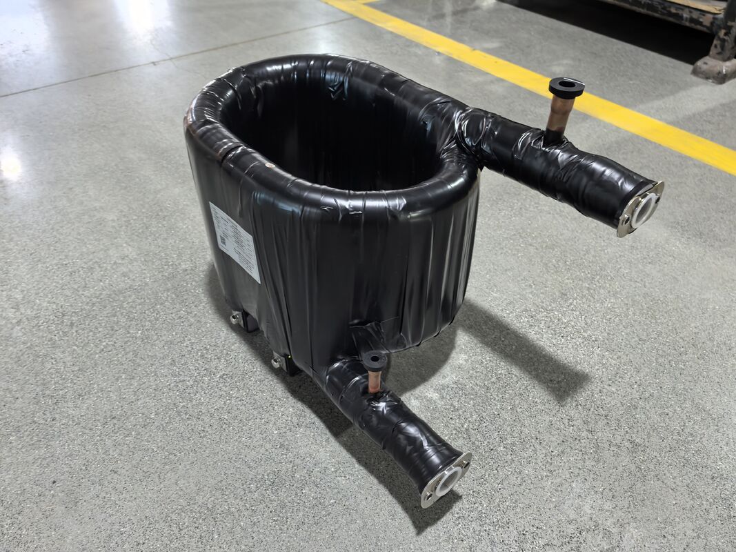 Plage de température de travail -50 à 150 degrés Échangeur de chaleur coaxial tube dans la structure du tube Capacité de chauffage de 6 à 300 kW Conçu pour les systèmes CVC