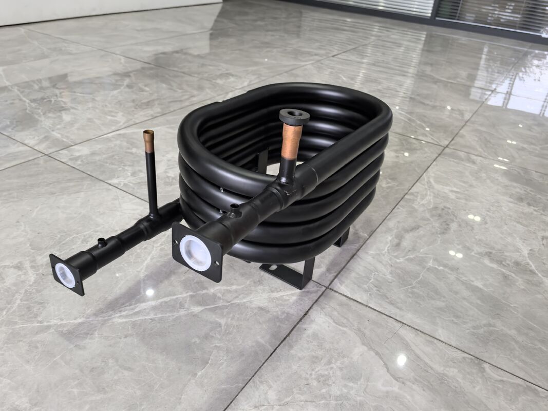 Précipitation de l'eau 1,0 MPa Échangeur de chaleur coaxial Convient pour les réfrigérants R22 R134a R407c R410a R32 R290 Capacité de 5 à 300 kg