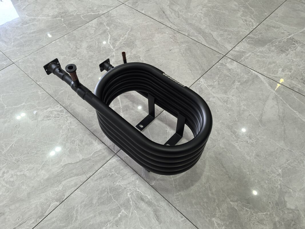 Échangeur de chaleur coaxial de refroidissement construit avec un tube intérieur en cuivre et un tube extérieur en acier SPHC garantissant des performances de transfert de chaleur