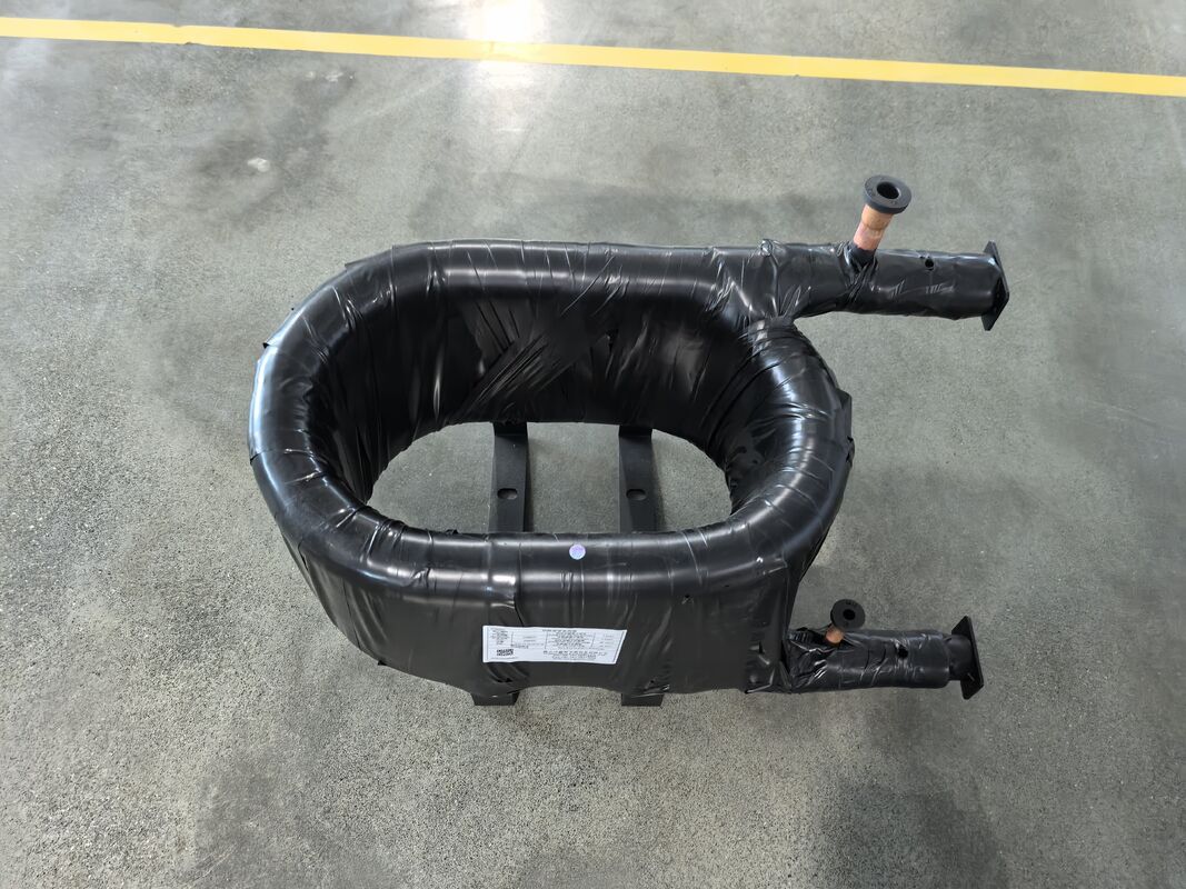 Pression de travail maximale 5,0 MPa échangeur de chaleur coaxial largeur mm 140 fournissant une prévention efficace du gel pour la gestion thermique