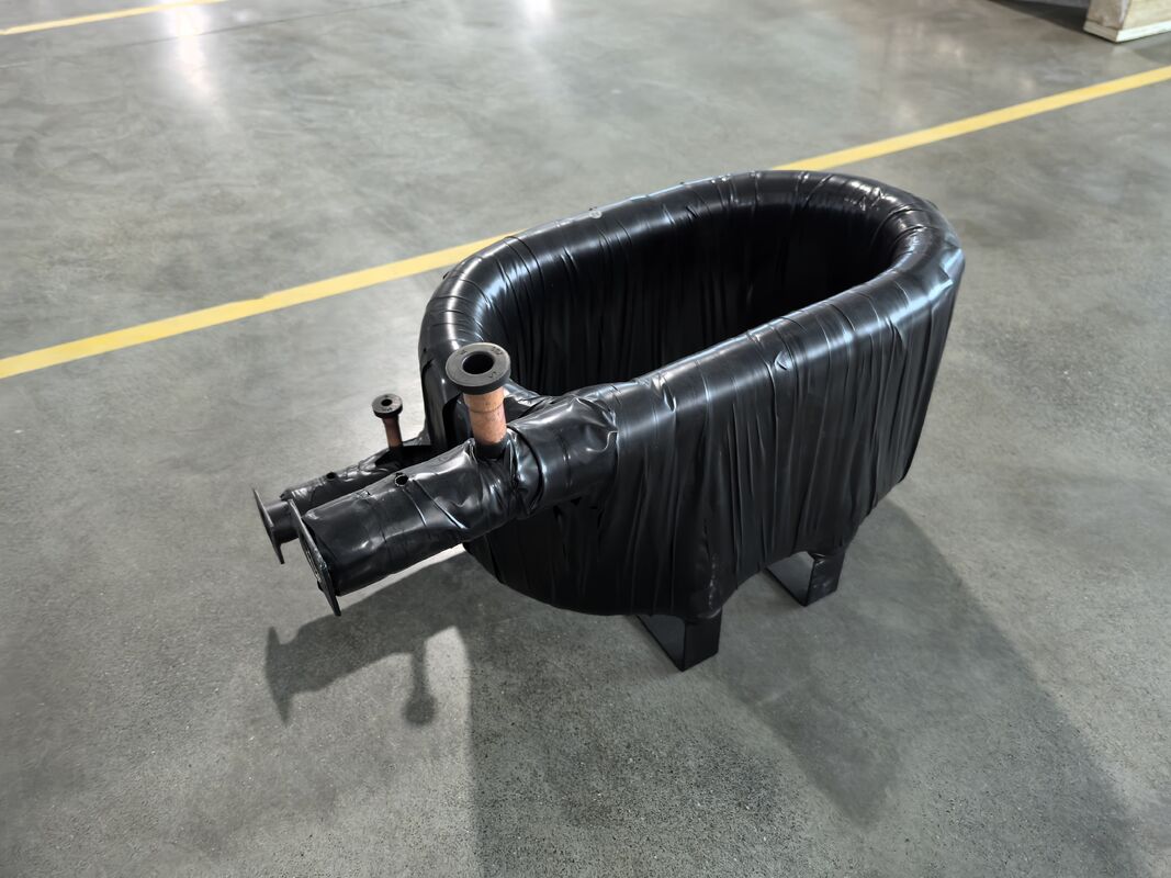 Plage de température de fonctionnement -50 °C à 150 °C Échangeur de chaleur coaxial de 120 à 1000 mm de hauteur et de 140 mm de largeur pour la gestion thermique