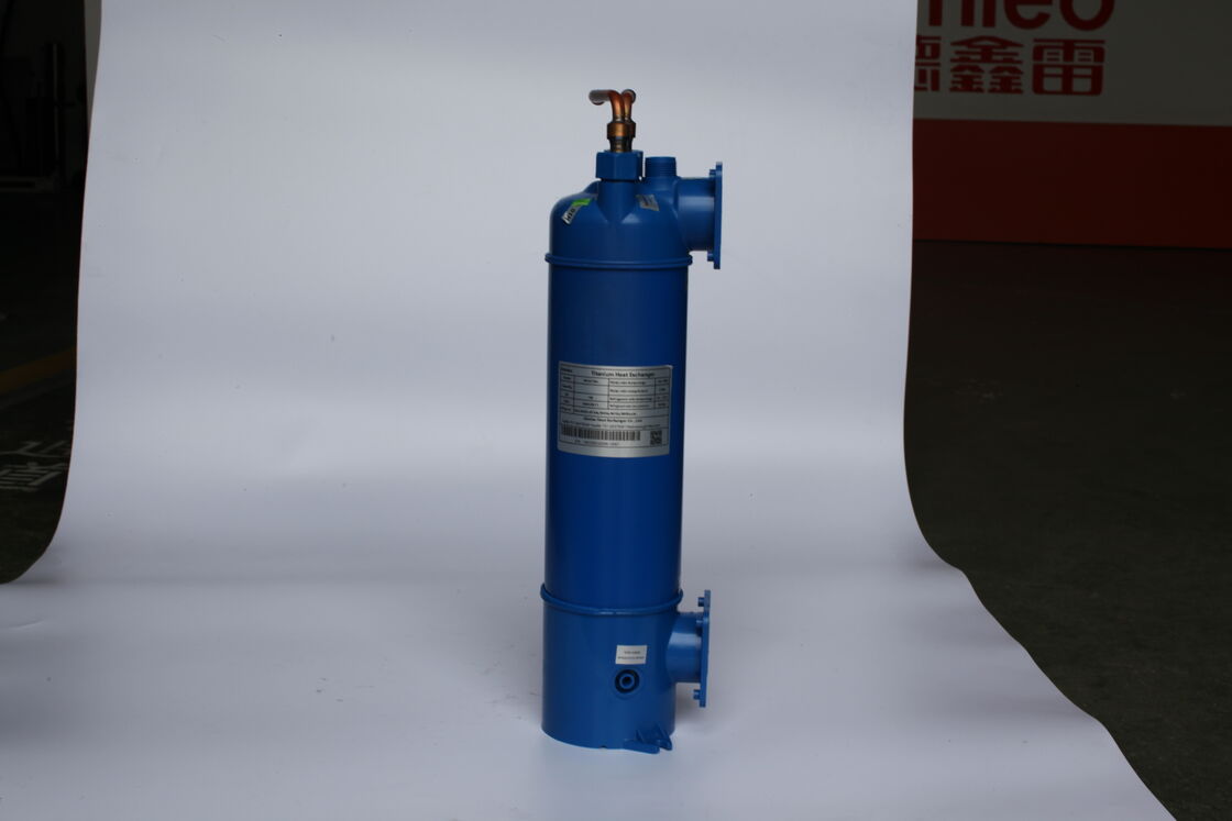 Échangeur de chaleur en titane conçu pour une température comprise entre 0 et 40 degrés Celsius et nécessitant peu de maintenance