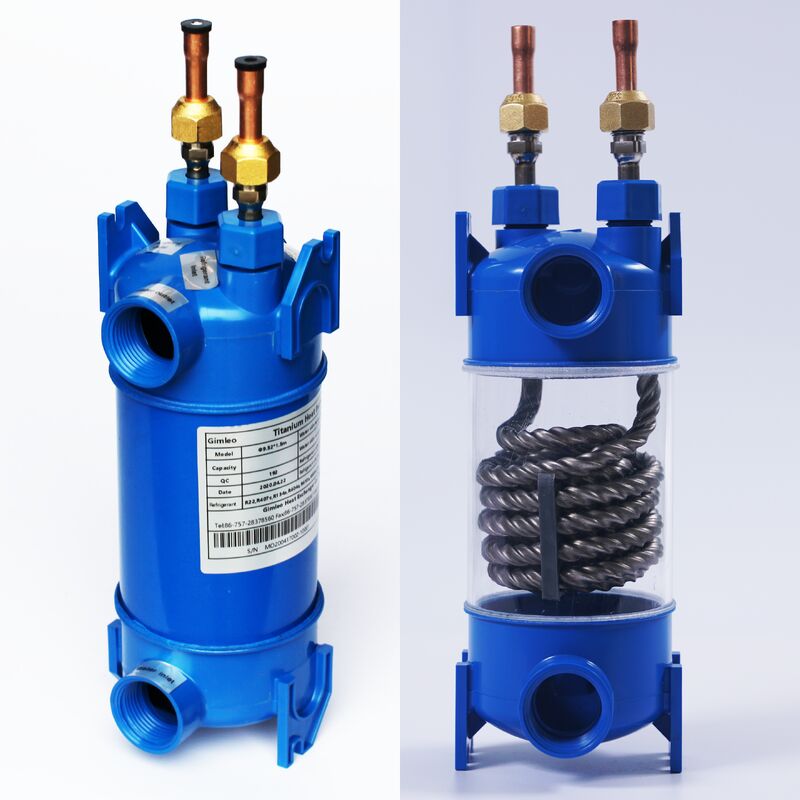 Échangeur de chaleur en titane compatible CIP avec une excellente résistance à la corrosion et une conception légère pour des environnements difficiles