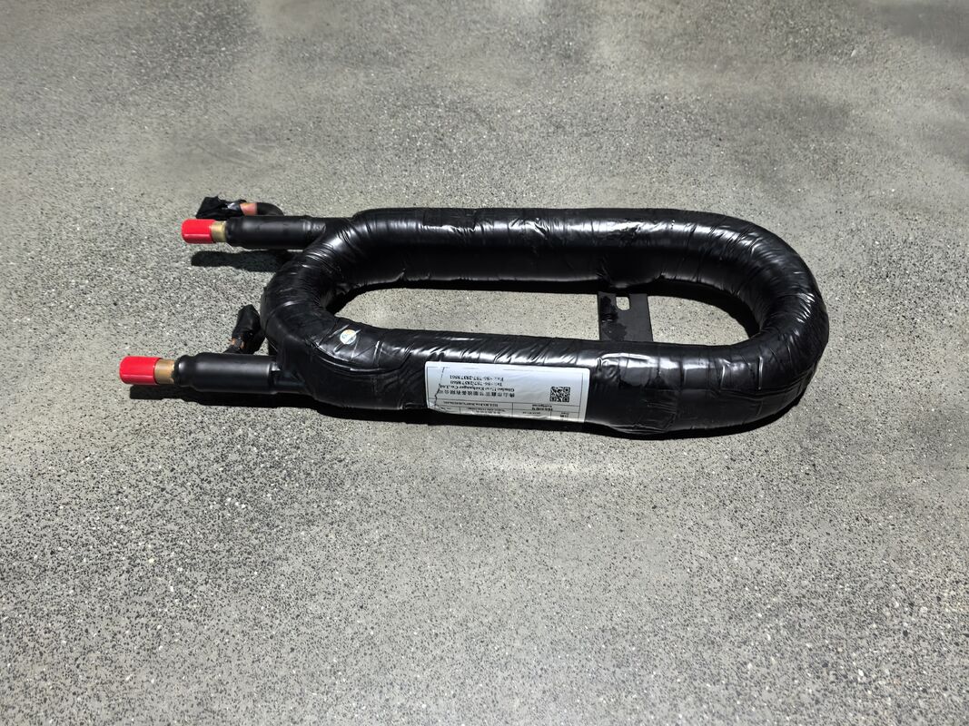 Échangeur de chaleur coaxial modèle GY0200C avec débit de liquide de 1 à 100 kg pour systèmes CVC commerciaux