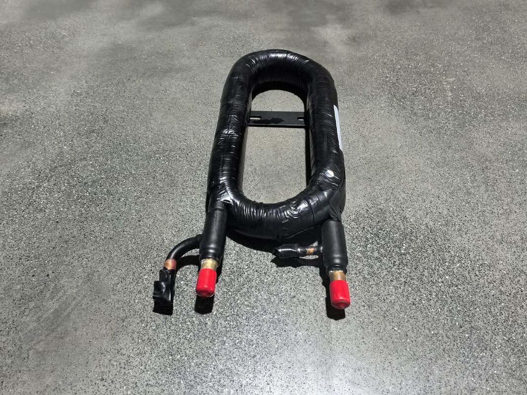 Échangeur de chaleur coaxiale durable avec une plage de fonctionnement de -50°C à 300°C pour le traitement de liquides impurs et un débit GY 0200C