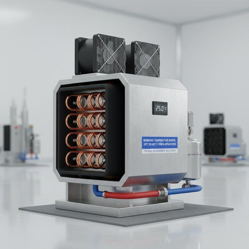 Échangeur de chaleur coaxial avec température de fonctionnement de 20°C à 65°C, hauteur de 520 mm et débit d'eau de 3 m³/h pour une gestion thermique efficace