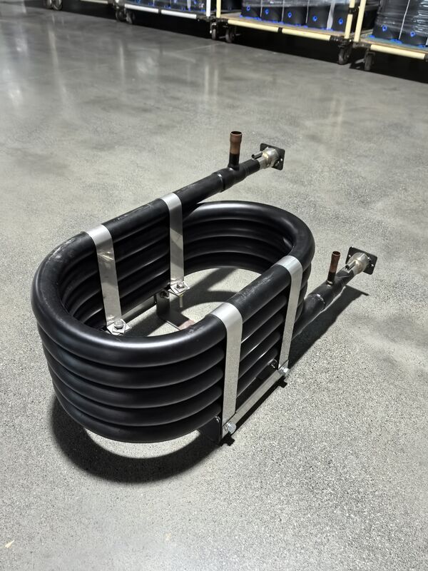 Échangeur de chaleur coaxial à haut rendement avec une pression maximale de 4,2 MPA et des options de titane de cuivre en acier inoxydable