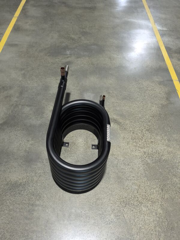 Échangeur de chaleur coaxial en acier inoxydable avec une pression maximale de réfrigérant de 4,2 MPA et une taille personnalisable de 3 à 20 M pour les applications de condensateur à pompe à chaleur