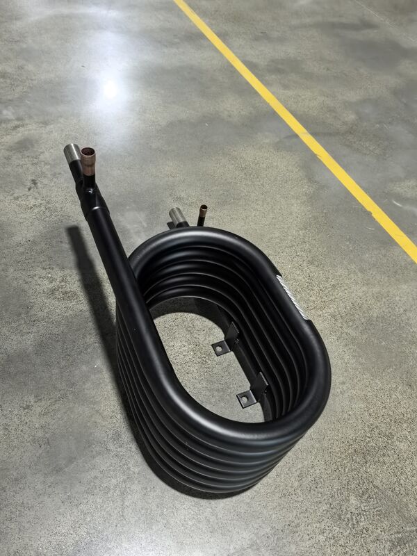 Échangeur de chaleur coaxial 4.2MPA Max Pression avec longueur de tube de 3 à 20 M et tube intérieur en acier inoxydable, cuivre et titane