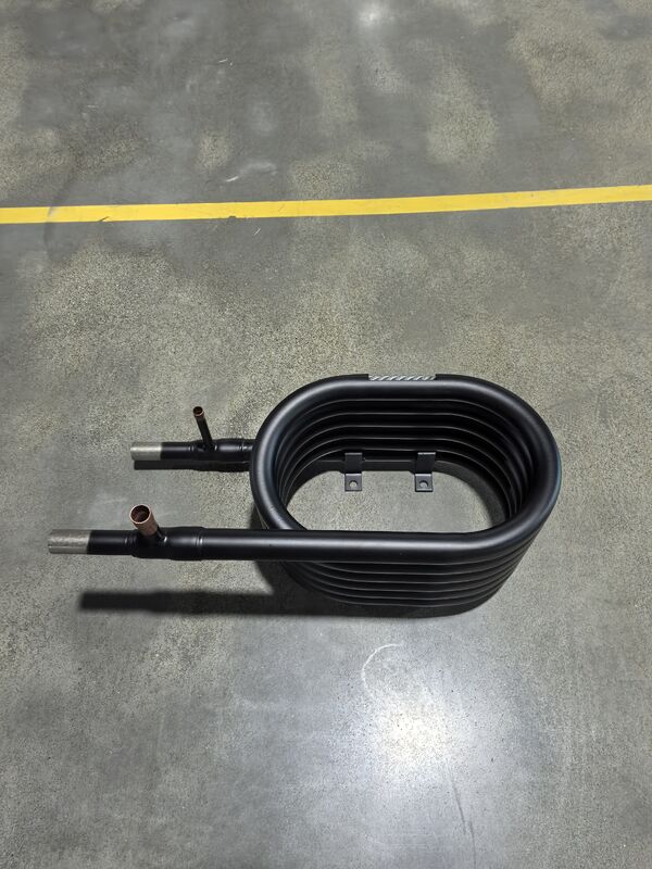 1Échangeur de chaleur coaxial à pression latérale d'eau de 0,0 MPa, de construction en acier inoxydable et d'une capacité de chauffage de 6 à 36 kW