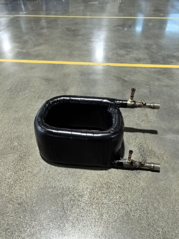 Échangeur de chaleur coaxial en acier inoxydable avec une pression latérale d'eau de 1,0 MPa et compatibilité avec le réfrigérant R407C