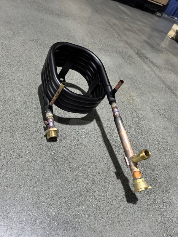 Échangeur de chaleur coaxial facile à nettoyer avec compatibilité chimique pour les solutions d'échange thermique