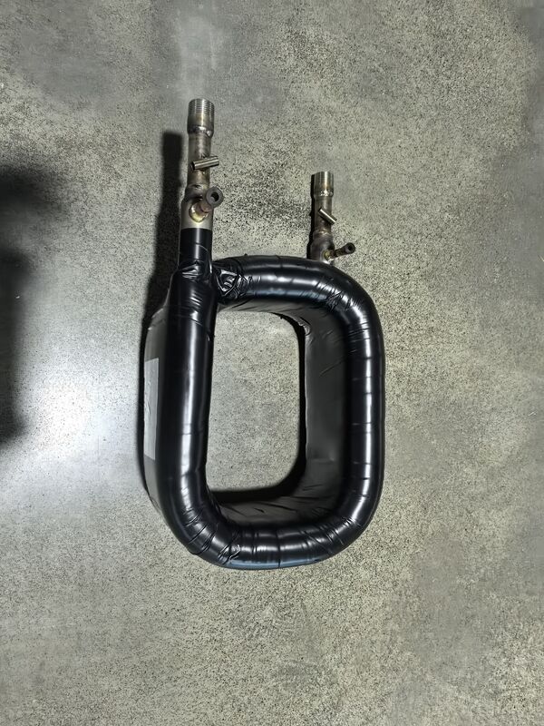 Échangeur de chaleur coaxial pour réfrigérant 4,2 MPa avec corps en acier inoxydable et conception à faible entretien