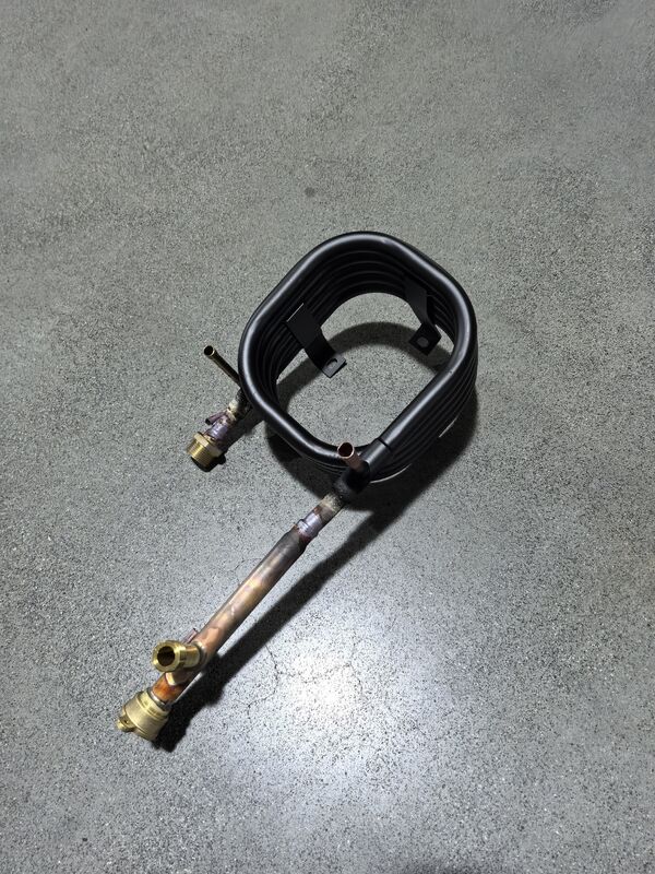 Échangeur de chaleur coaxial compatible avec l'eau avec coque en acier inoxydable pour des solutions de transfert de chaleur à faible entretien