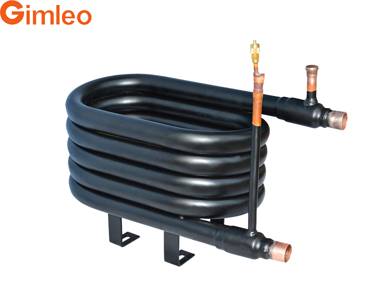 Gimleo GY-0154C Chauffe-eau à air avec échangeur de chaleur en cuivre durable pompe à chaleur à haut rendement
