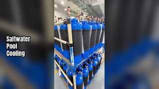 Échangeur de chaleur à eau salée pour piscines